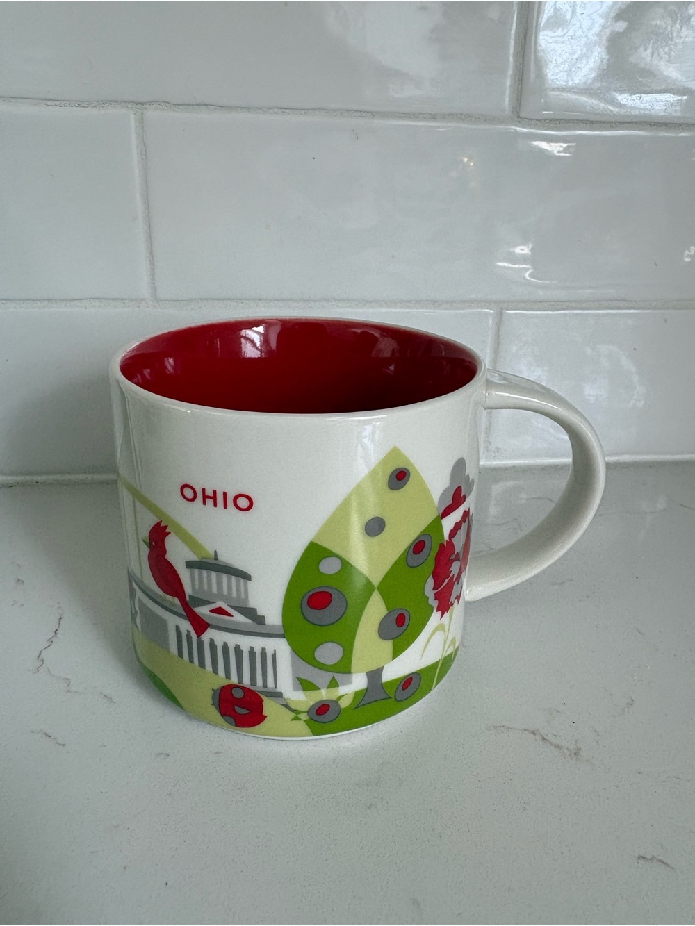 Starbucks Ohio Collectible Coffee Mug, you are here series.